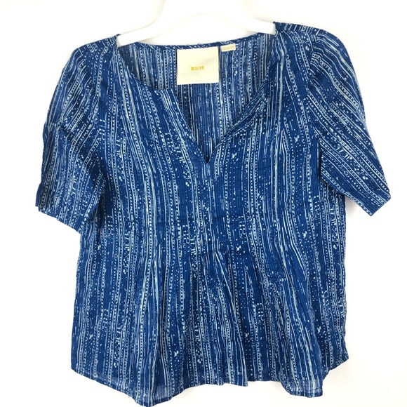 Anthro Maeve Orchard Island Top Blouse Size 4 - Picture 2 of 7